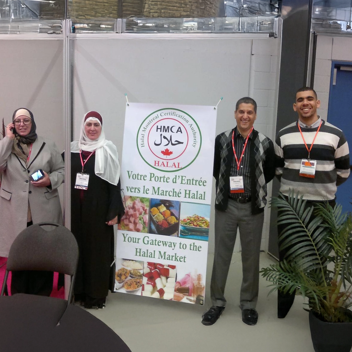 timeline-HMCA Staff at SIAL Trade Show In Montreal 2013